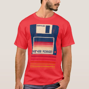 Never Forget Floppy Disc T-Shirt