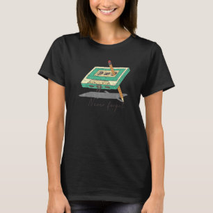 Never Forget Floppy Pencil Cassette Tapes Geeky Ne T-Shirt