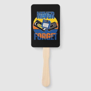NEVER FORGET HAND FAN