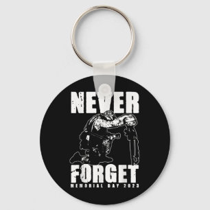 Never Forget Memorial Day _2 Key Ring