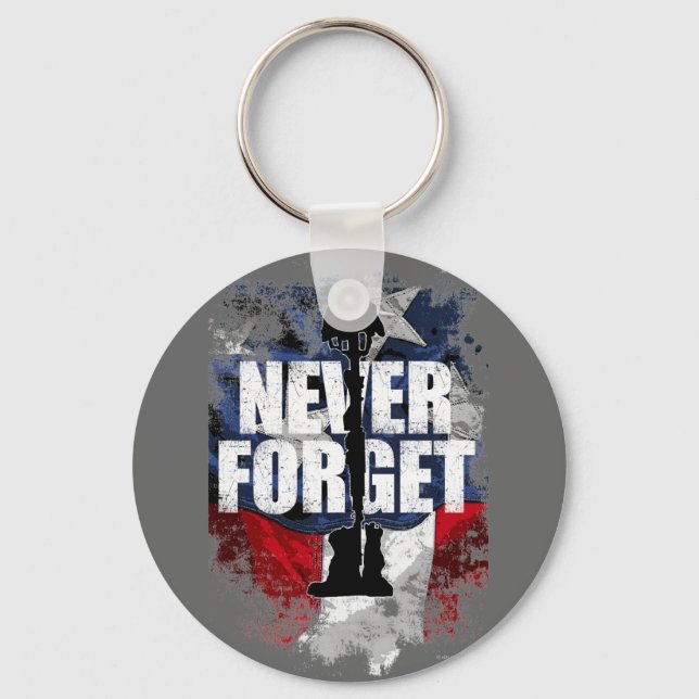 Never Forget (Memorial Day) Key Ring (Front)