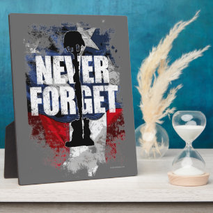 Never Forget (Memorial Day) Plaque