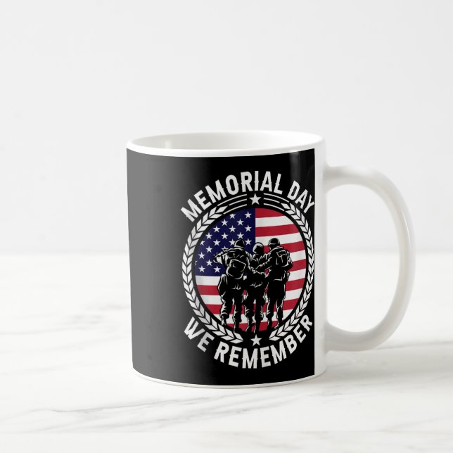 Never Forget Memorial Day Tank Top  Coffee Mug (Right)