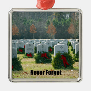Never Forget Metal Tree Decoration
