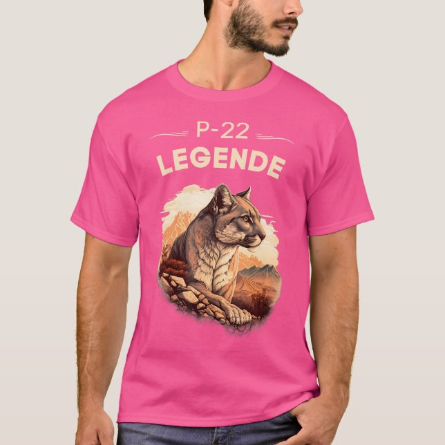 Never Forget P-22 Mountain Lion Griffith Mountain  T-Shirt (Front)