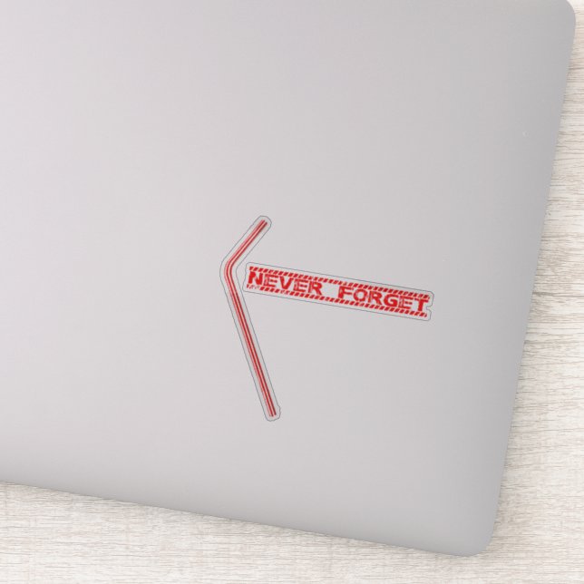 Never Forget Plastic Straws (Detail)