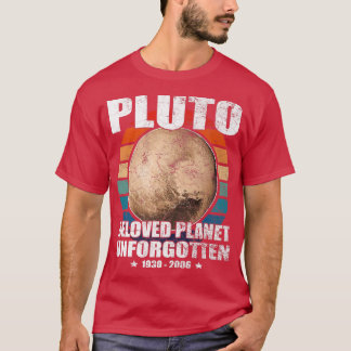 Never forget Pluto, retro, vintage style, science, T-Shirt