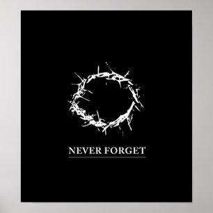 Never Forget - Poster (customizable)
