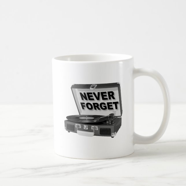 Never Forget Records Funny Mug (Right)