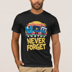 Never Forget Retro Graffiti T-Shirt