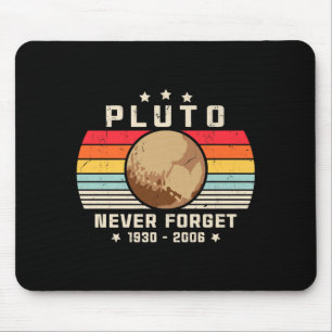 Never Forget Retro Style Funny Space Vintag  Mouse Mat