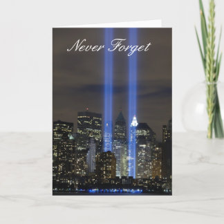 Never Forget Thank You Card