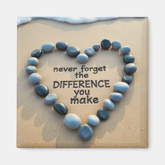 Never Forget The Difference You Make, Thankful Magnet (Front)