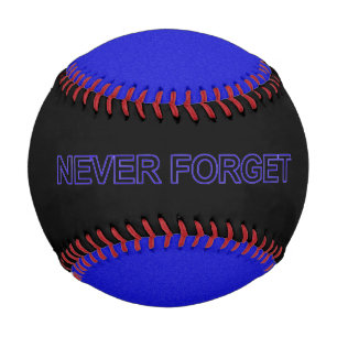 Never Forget Thin Blue Line Baseball