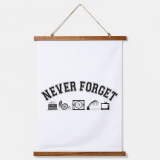 Never Forget – Vintage Essentials Hanging Tapestry