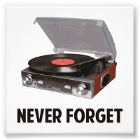Never Forget Vinyl Record Players