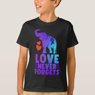 Never Forgets Alzheimerheimer Elephant 1 T-Shirt