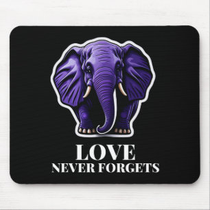 Never Forgets Elephant For Woman Alzheimerheimer's Mouse Mat