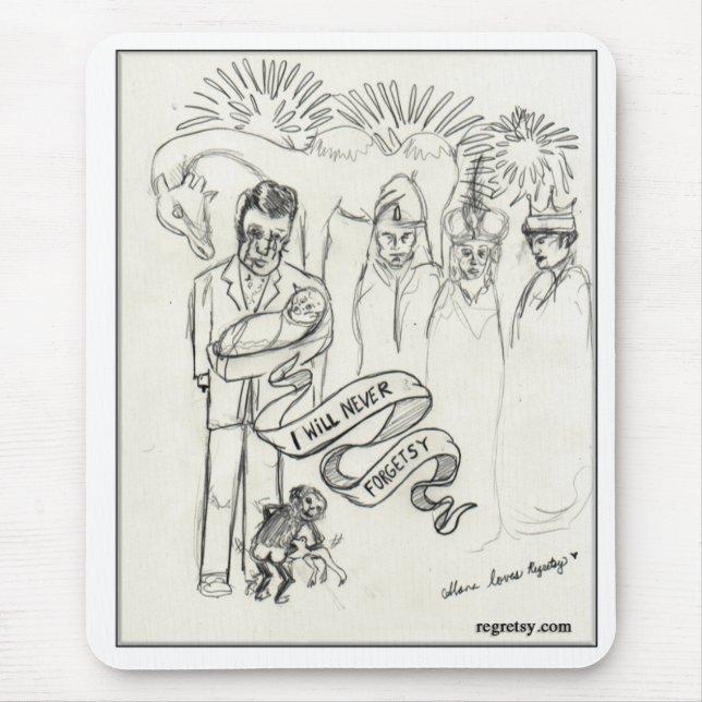 Never Forgetsy Mouse Mat (Front)