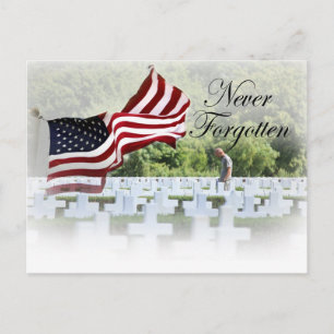 Never Forgotten - Memorial Day Postcard