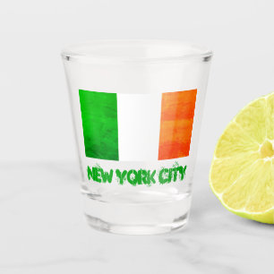 Never Forgotten NYC Irish Pride – Ireland Flag Shot Glass