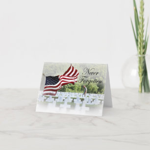 Never Forgotten - Remembrance Card