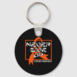 Never Give Leukaemia Up Blood Cancer Awareness Sur Key Ring