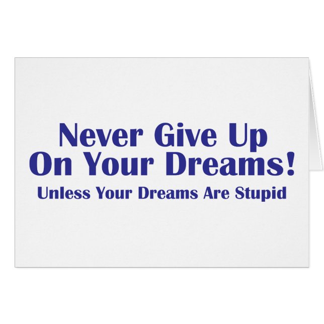 Never Give Up (Front Horizontal)