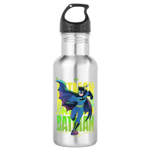 Never Give Up Batman Running Graphic 532 Ml Water Bottle