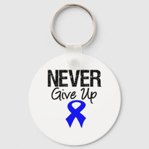 Never Give Up (Colon Cancer) Key Ring