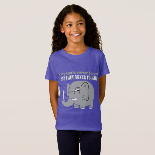 Never Give up Elephant T-Shirt