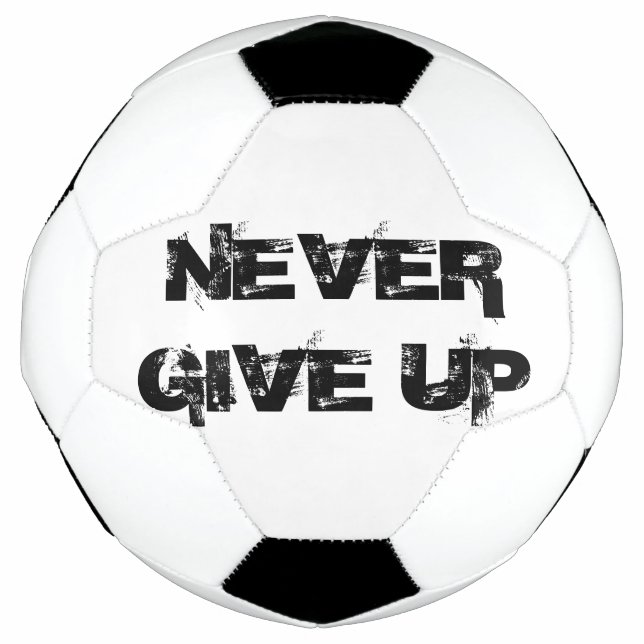 Never Give Up Football (Front)