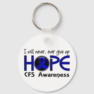 Never Give Up Hope 5 CFS Key Ring