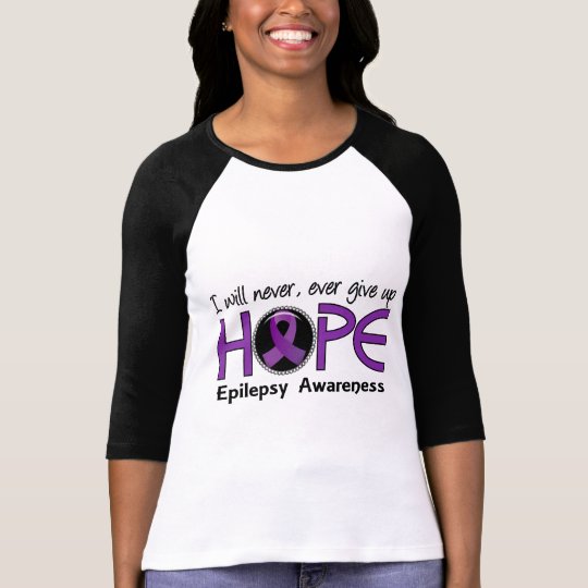 Never Give Up Hope 5 Epilepsy T-Shirt
