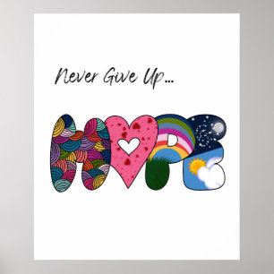 Never Give Up Hope Poster