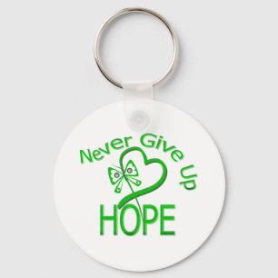Never Give Up Hope Traumatic Brain Injury Key Ring