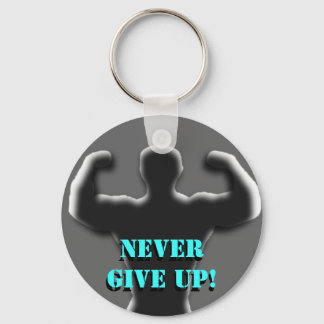 Never Give Up Key Ring