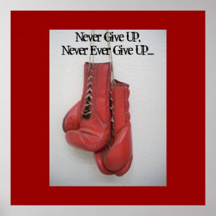 Never Give Up,Never Ever Give Up.... Poster