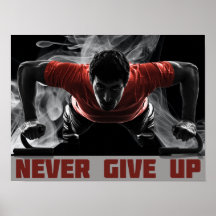 Never give up