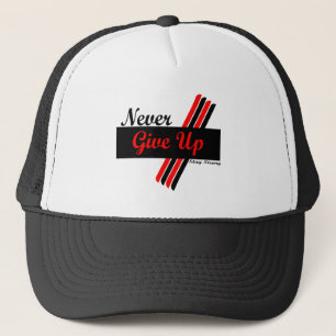 Never Give Up Stay Strong Inspiration Resilience  Trucker Hat