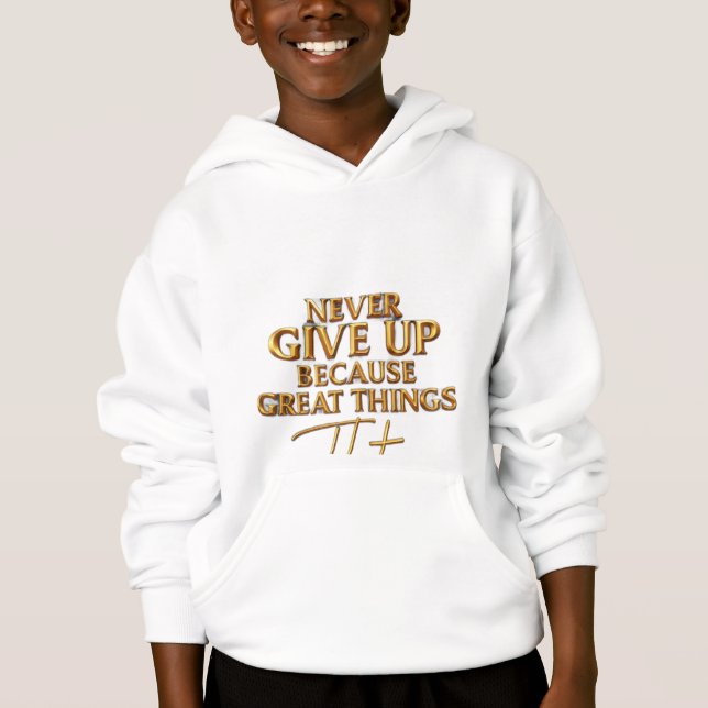Never give UpT-Shirt (Front)