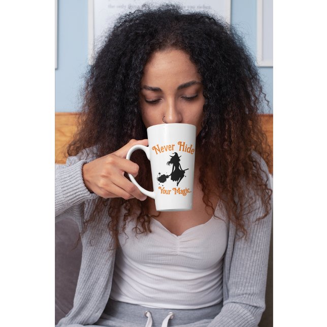 Never Hide your Magic. Latte Mug (Creator Uploaded)