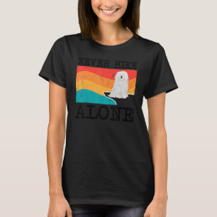 Never Hike Alone Pulik Graphic Hiking T-Shirt