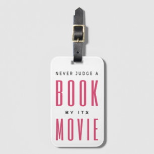 Never Judge A Book By It's Movie I Luggage Tag