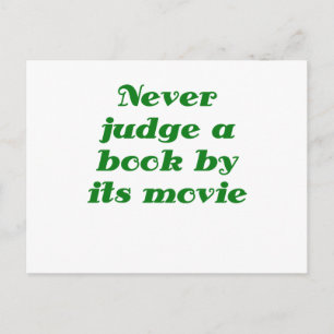 Never Judge a Book by its Movie Postcard