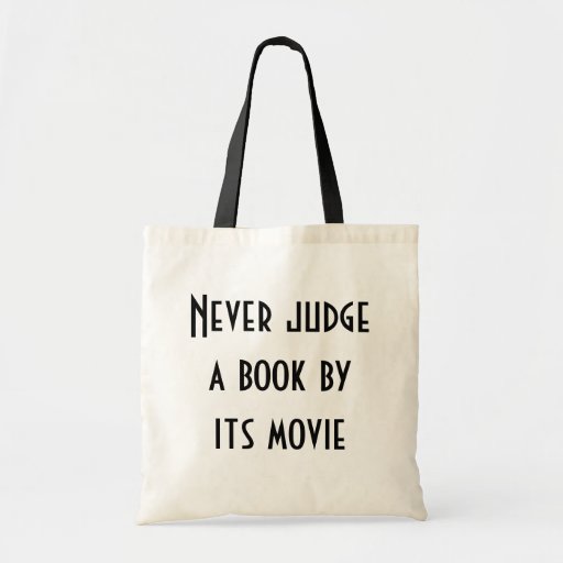 Image of Never judge a book Tote Bag