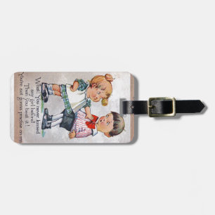 Never Kissed a Girl? Luggage Tag