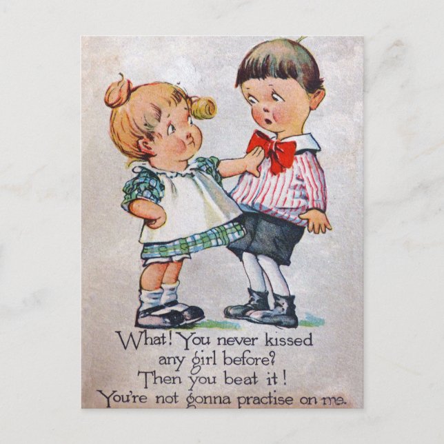 Never Kissed a Girl? Postcard (Front)