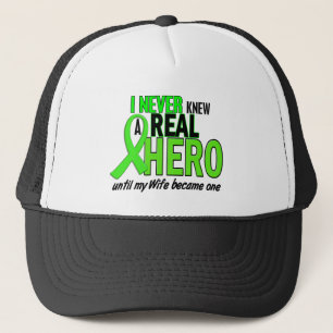 Never Knew A Hero 2 LIME GREEN (Wife) Trucker Hat