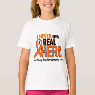 Never Knew A Hero 2 ORANGE (Brother) T-Shirt